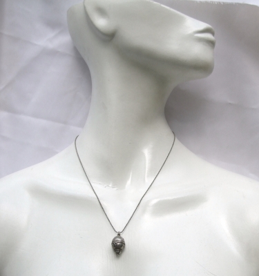 DROPBALL antique silverpendant